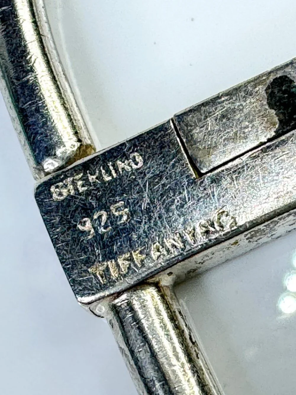 Vintage Tiffany & Co. Sterling Silver Key Lock Padlock with Pouch SS430